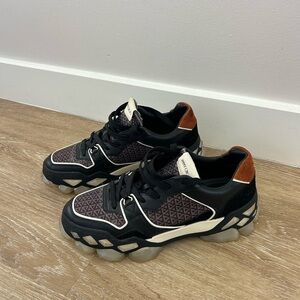 Jimmy Choo Black and Brown Sneakers